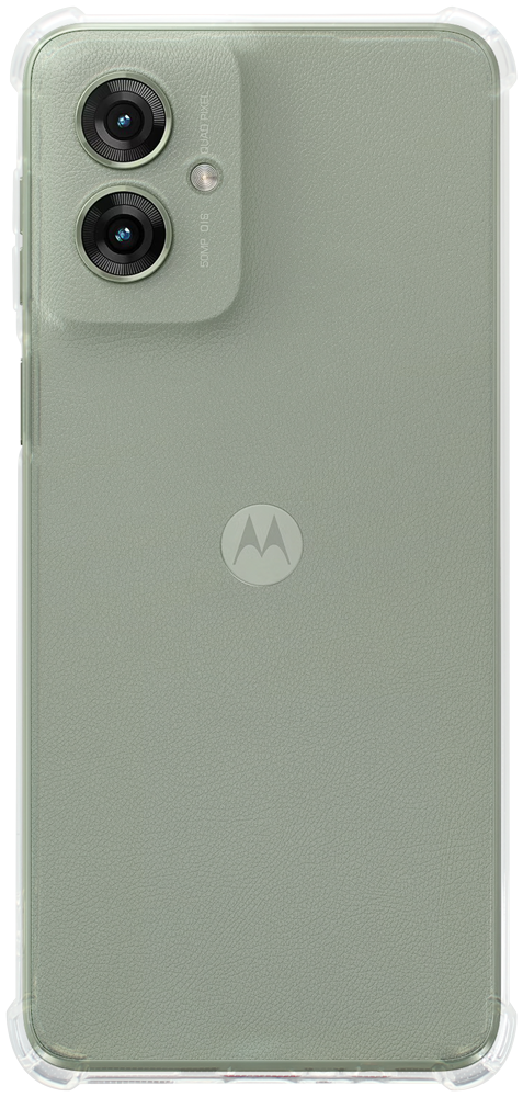 Motorola Moto G55 szilikon tok közepesen ütésálló légpárnás sarok kameravédővel átlátszó