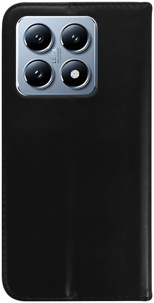 Xiaomi 14T oldalra nyíló flipes bőrtok asztali tartó funkciós fekete