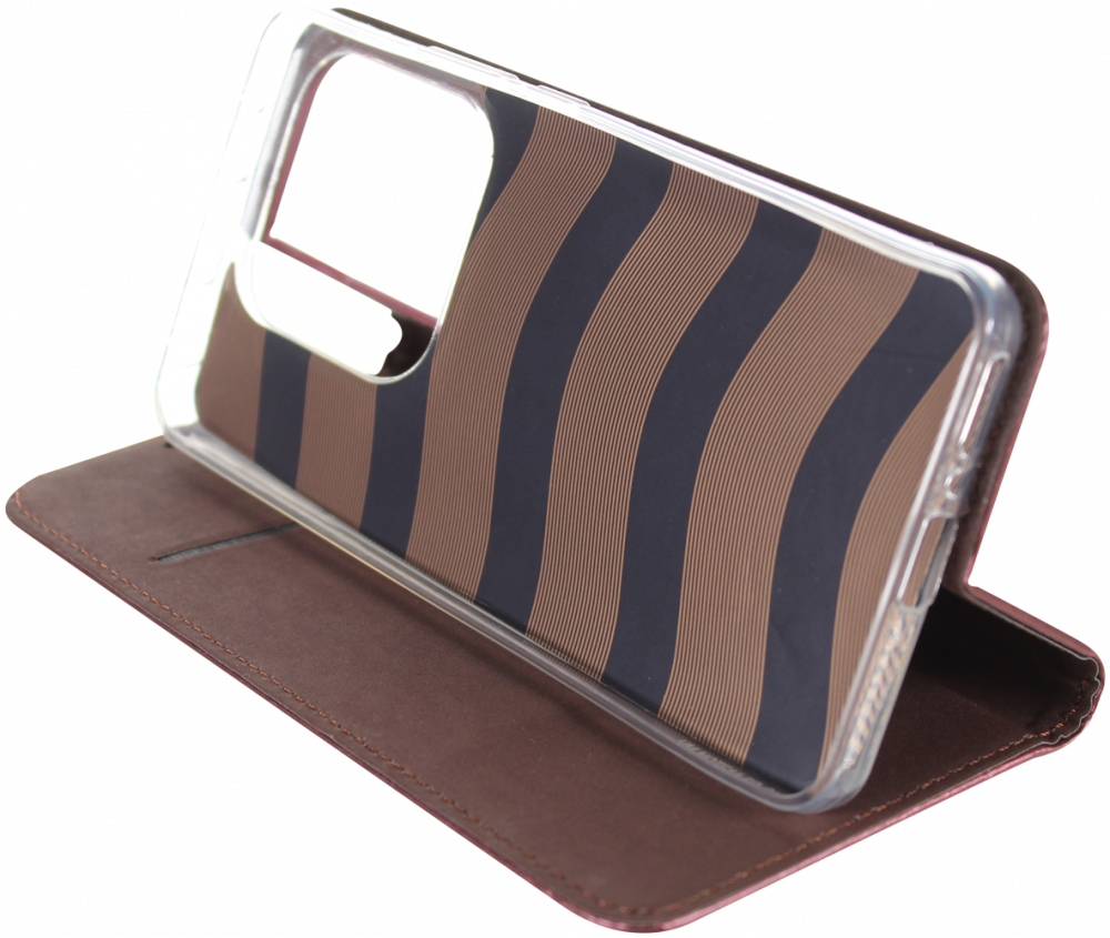 Xiaomi Redmi Note 14 5G oldalra nyíló flipes bőrtok asztali tartó funkciós bordó