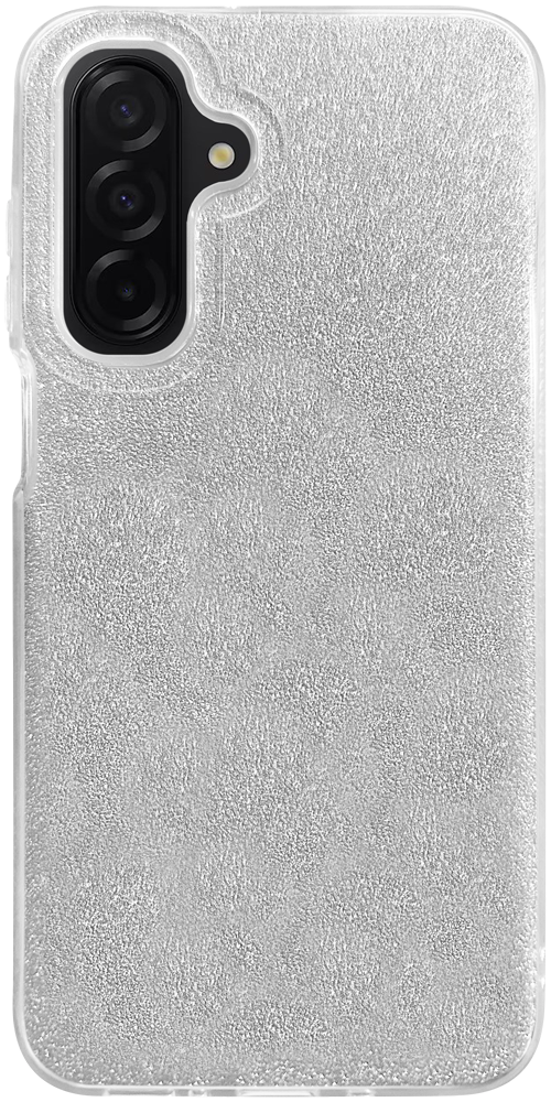 Samsung Galaxy A26 5G (SM-A266B/DS) szilikon tok csillogó hátlap ezüst