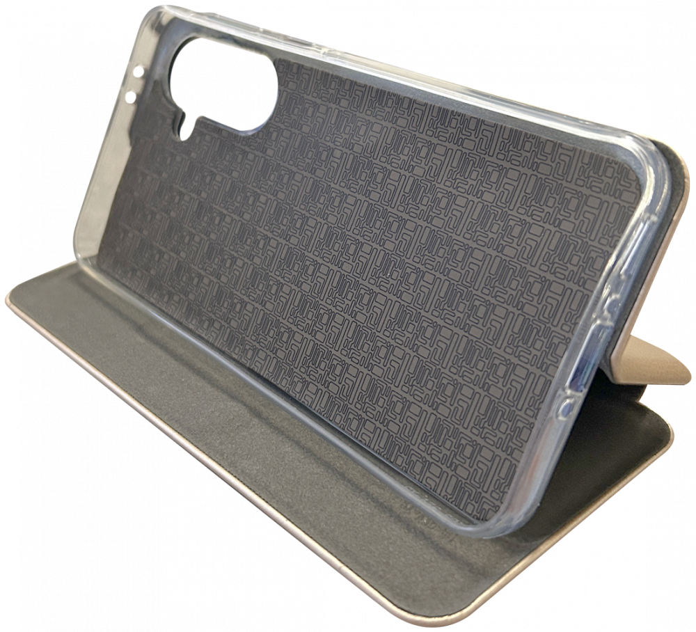 Samsung Galaxy A56 5G (SM-A566B/DS) oldalra nyíló mágneses flipes bőrtok prémium minőség arany