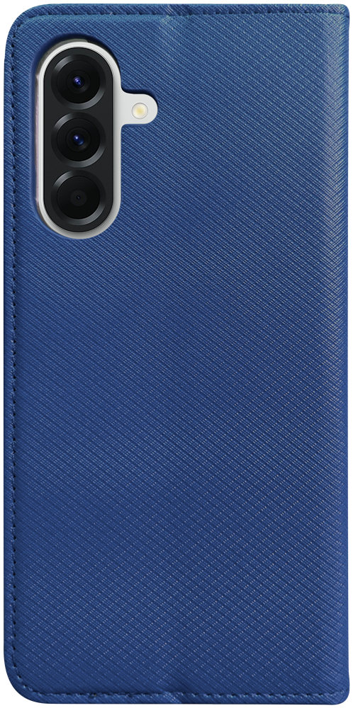 Samsung Galaxy A56 5G (SM-A566B/DS) oldalra nyíló flipes bőrtok rombusz mintás sötétkék