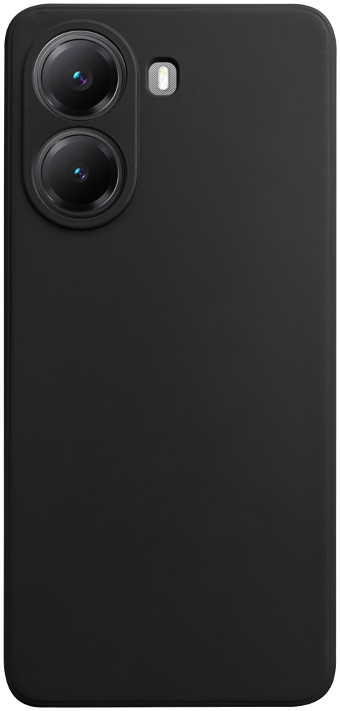 Xiaomi Poco X7 Pro szilikon tok kameravédővel matt fekete