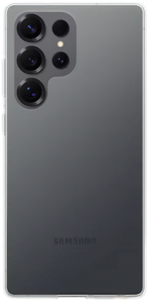 Samsung Galaxy S25 Ultra (SM-S938B) kemény hátlap SUPER CLEAR HYBRID szilikon kerettel átlátszó