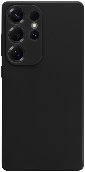 Samsung Galaxy S25 Ultra (SM-S938B) szilikon tok kameravédővel matt fekete