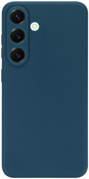 Samsung Galaxy S25 (SM-S931B) szilikon tok kameravédővel matt sötétkék