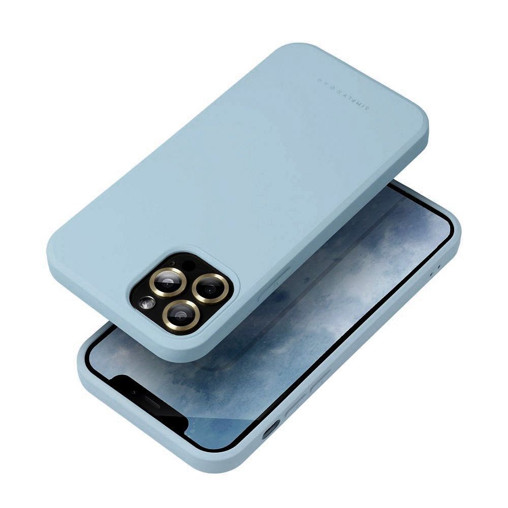 Samsung Galaxy S25 (SM-S931B)  szilikon tok gyári ROAR kameravédővel babakék