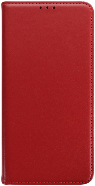 Samsung Galaxy S25 Plus (SM-S936B) oldalra nyíló flipes bőrtok valódi bőr piros
