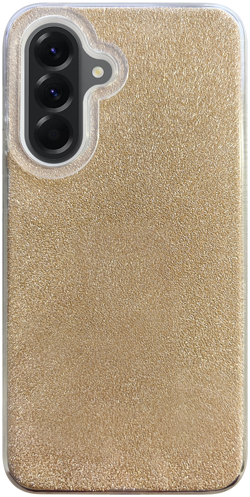 Samsung Galaxy A56 5G (SM-A566B/DS) szilikon tok csillogó hátlap arany