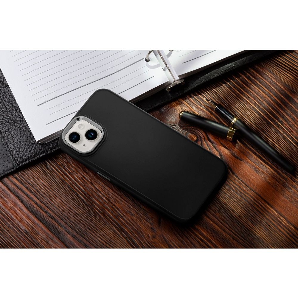 Apple iPhone 17 Pro Max FRAME szilikon tok fekete