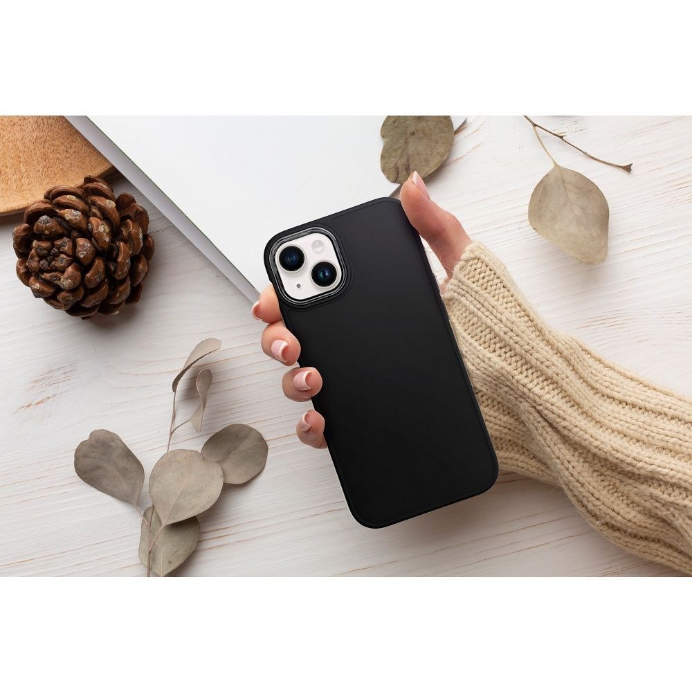 Apple iPhone 17 Pro Max FRAME szilikon tok fekete