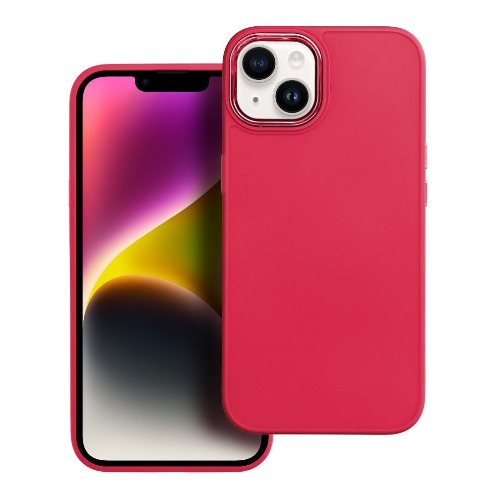 Apple iPhone 17 FRAME szilikon tok magenta