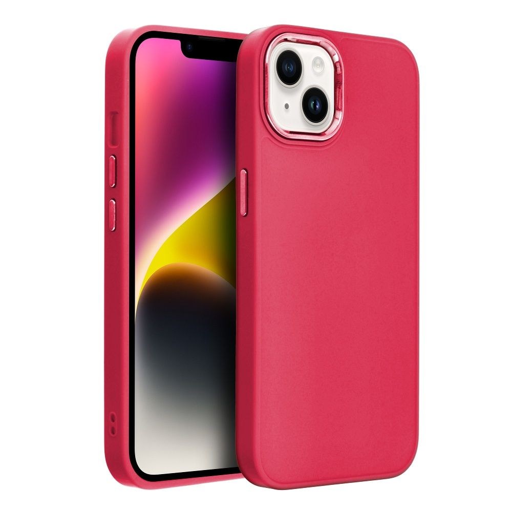 Apple iPhone 17 Pro Max FRAME szilikon tok magenta