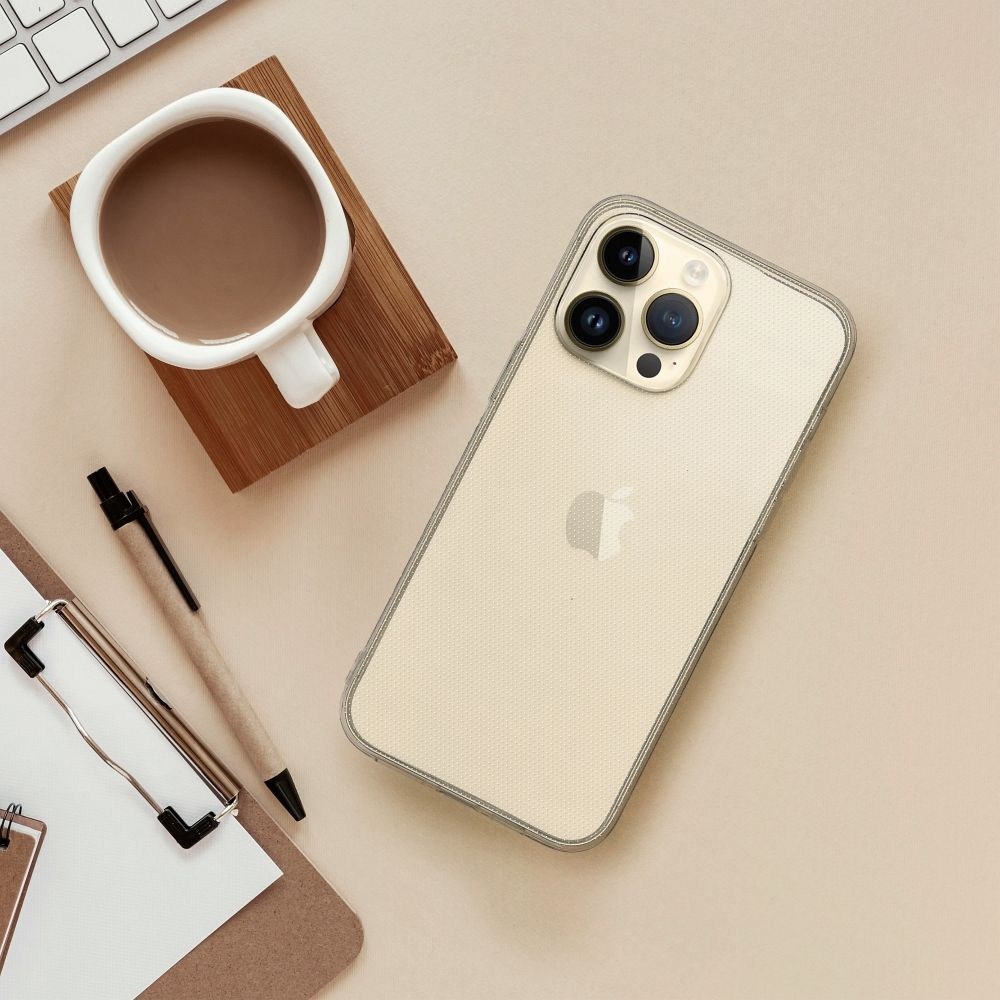 Apple iPhone 17 Pro Max szilikon tok közepesen ütésálló átlátszó
