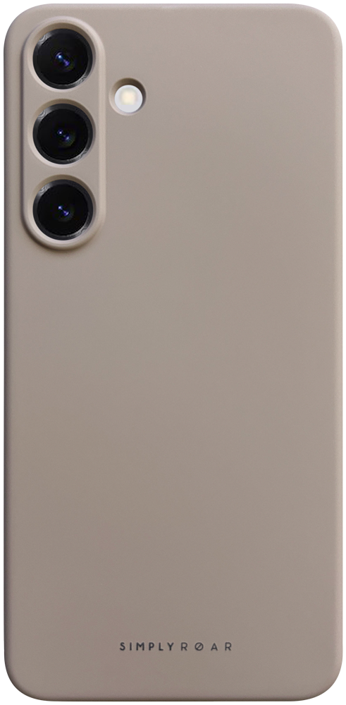 Samsung Galaxy S25 Plus (SM-S936B) szilikon tok gyári ROAR kameravédővel púderszínű