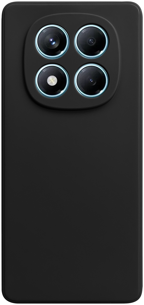 Xiaomi Redmi Note 14 Pro 4G szilikon tok kameravédővel matt fekete