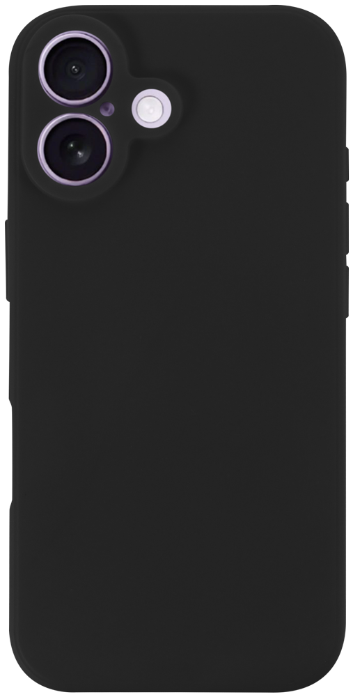 Apple iPhone 17 szilikon tok kameravédővel matt fekete