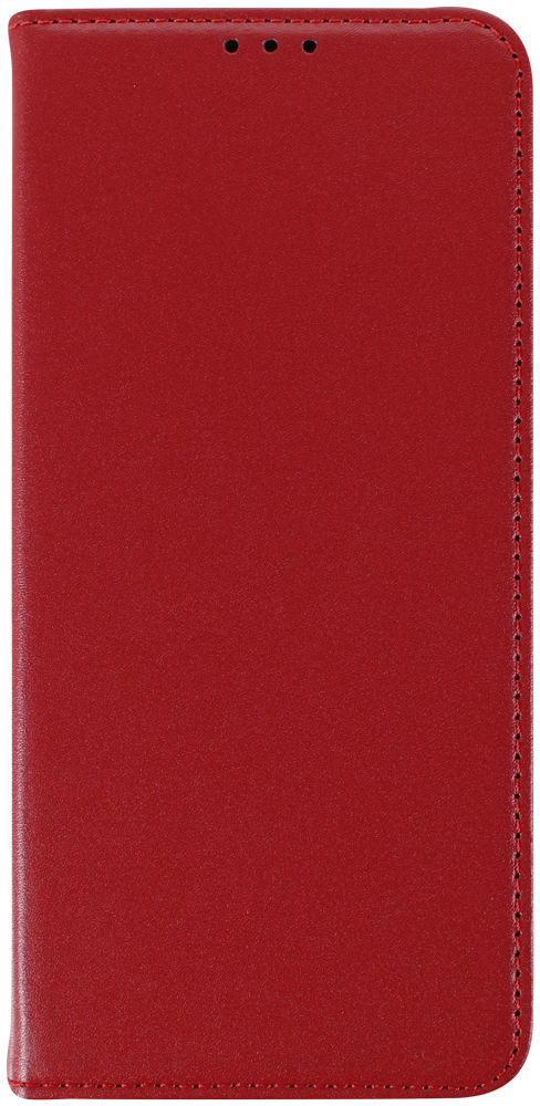 Samsung Galaxy A36 5G (SM-A366B/DS) oldalra nyíló flipes bőrtok valódi bőr piros