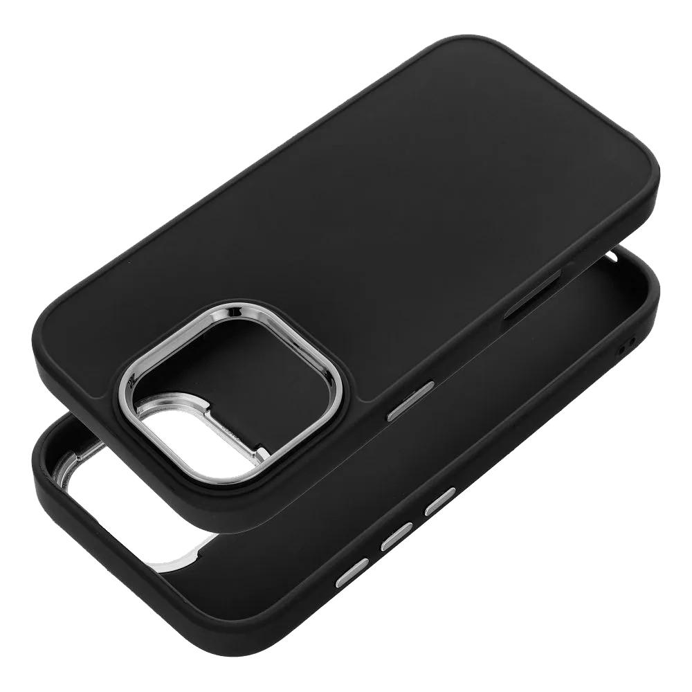 Apple iPhone 17 FRAME szilikon tok fekete