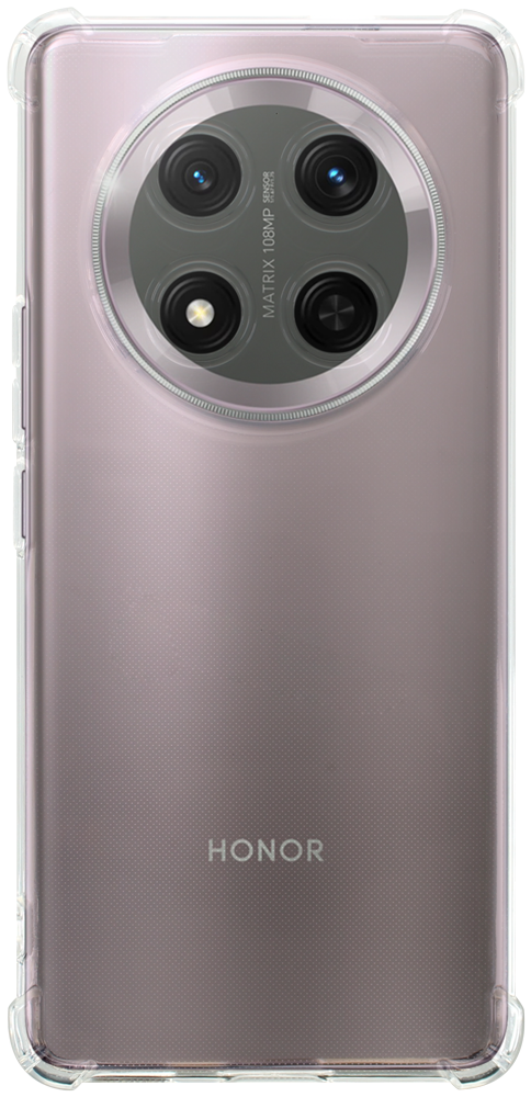 Honor Magic 7 Lite szilikon tok közepesen ütésálló légpárnás sarok kameravédővel átlátszó