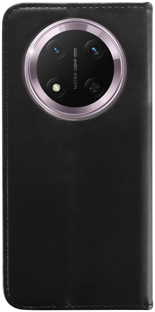 Honor Magic 7 Lite oldalra nyíló flipes bőrtok asztali tartó funkciós fekete