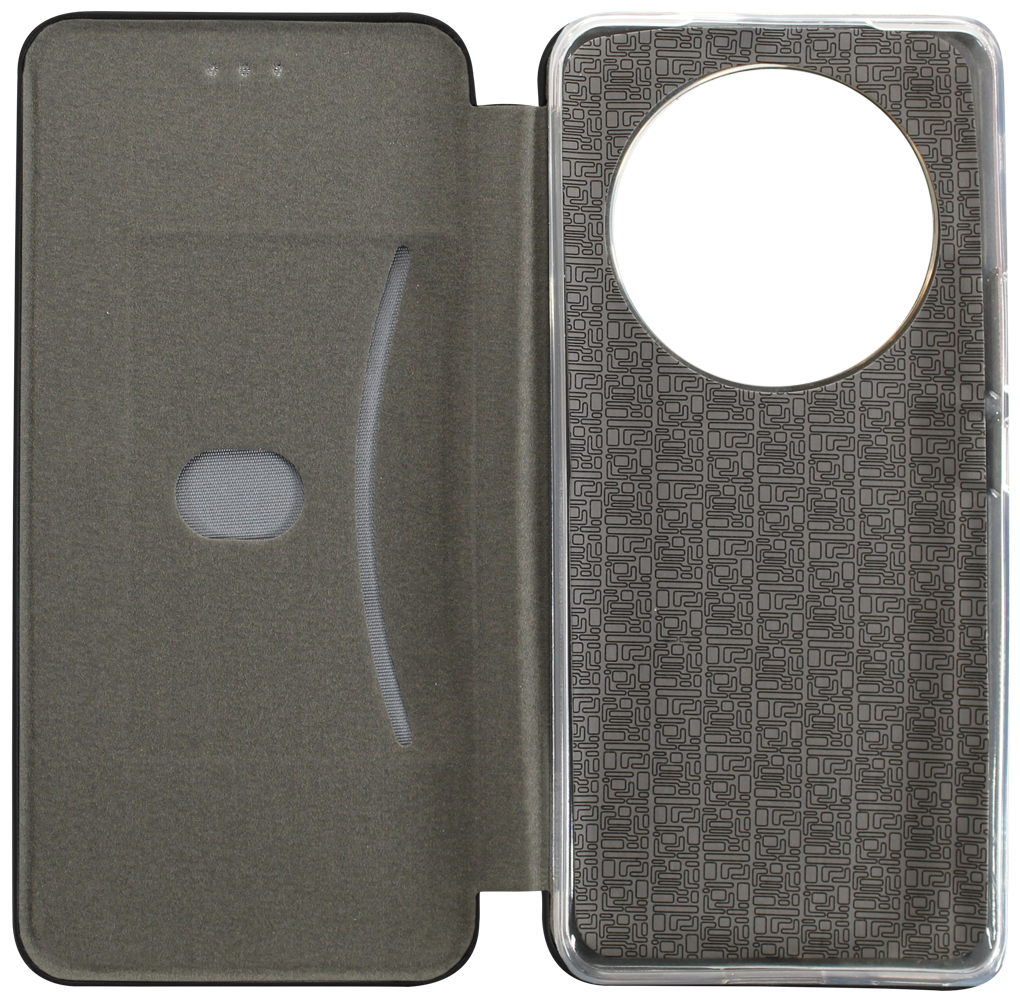 Honor Magic 7 Lite oldalra nyíló flipes bőrtok prémium minőség fekete