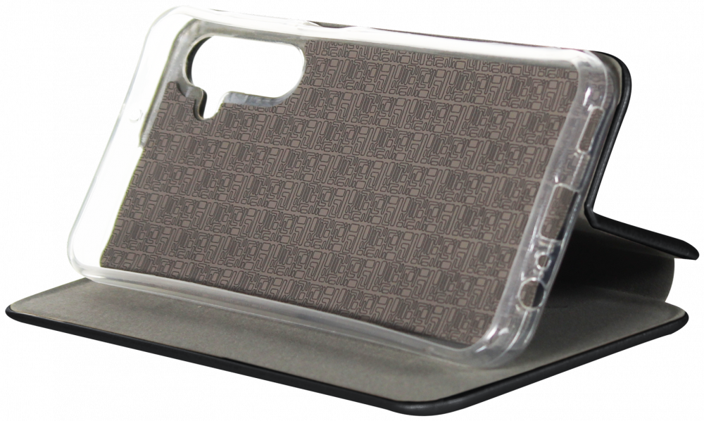 Samsung Galaxy A15 (SM-A155F) oldalra nyíló mágneses flipes bőrtok prémium minőség fekete