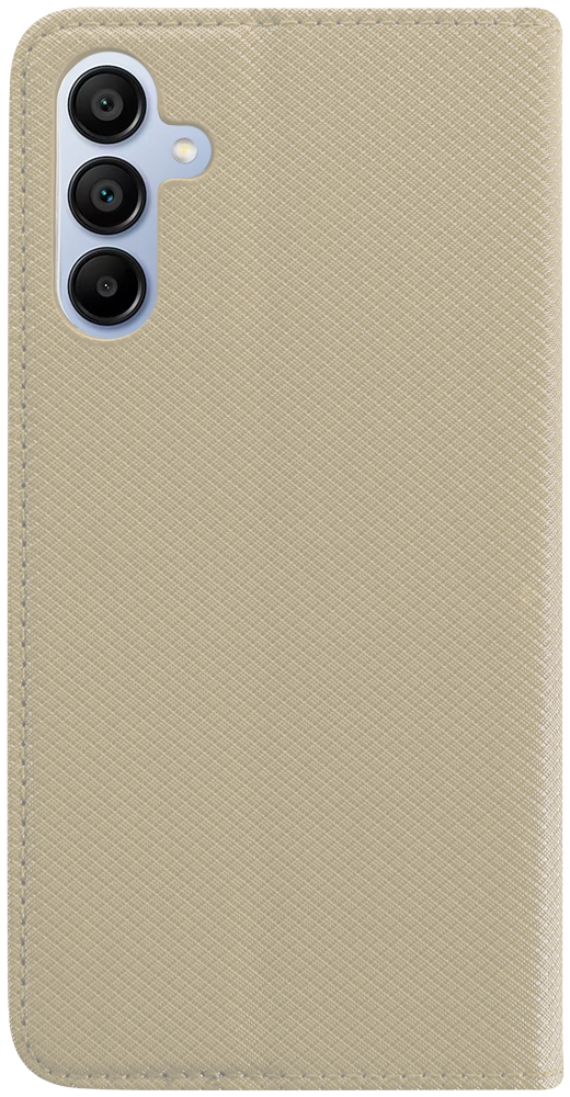 Samsung Galaxy A15 5G (SM-A156B) oldalra nyíló flipes bőrtok rombusz mintás arany