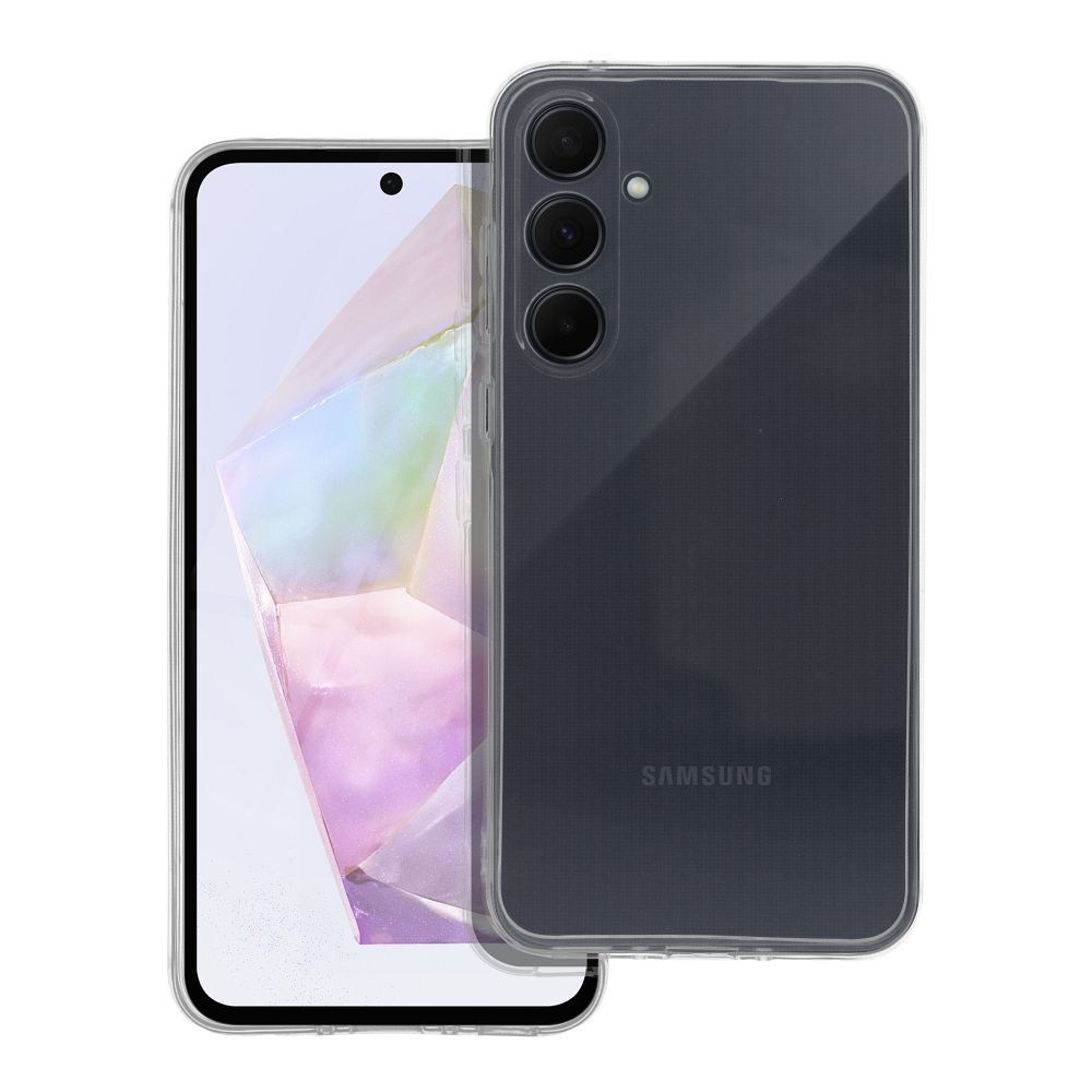 Samsung Galaxy A35 5G (SM-A356B) szilikon tok közepesen ütésálló kameravédővel átlátszó