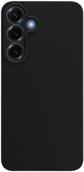 Samsung Galaxy S25 Plus (SM-S936B) szilikon tok kameravédővel matt fekete