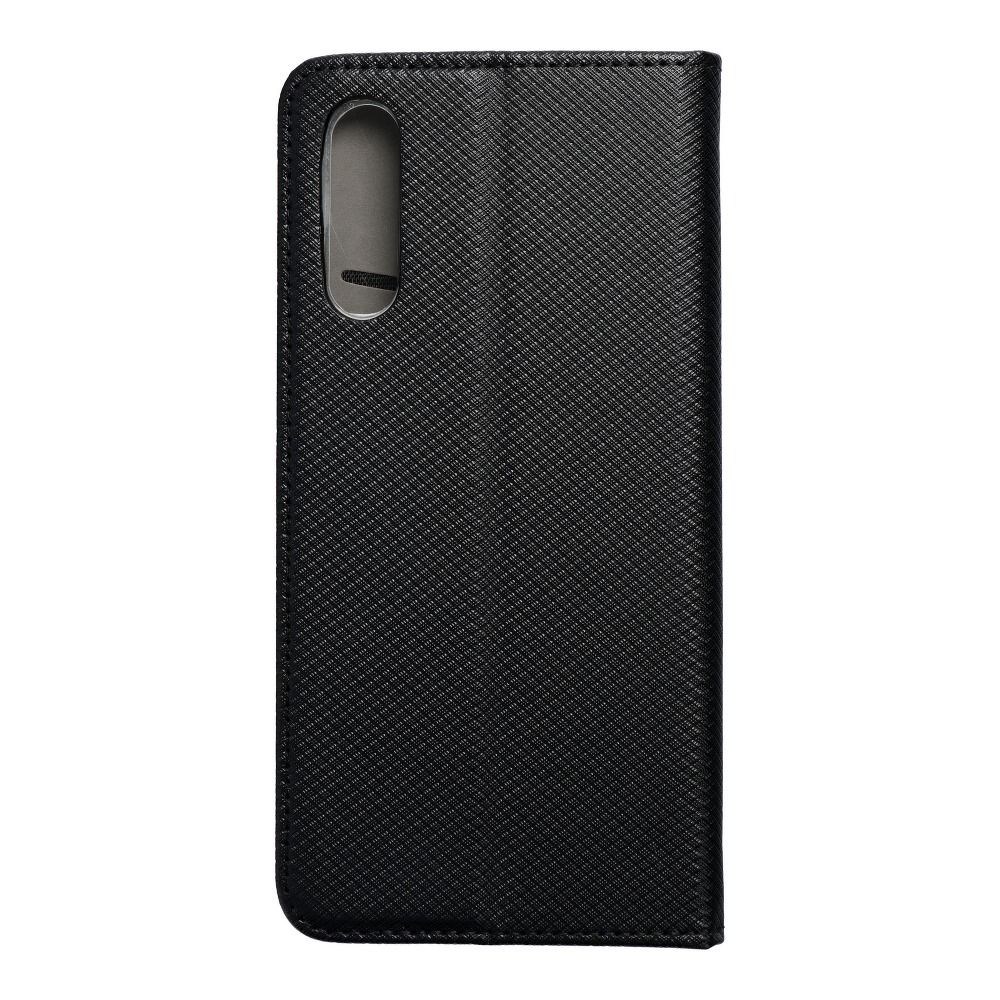 Samsung Galaxy A70s (SM-A707F) oldalra nyíló flipes bőrtok rombusz mintás fekete