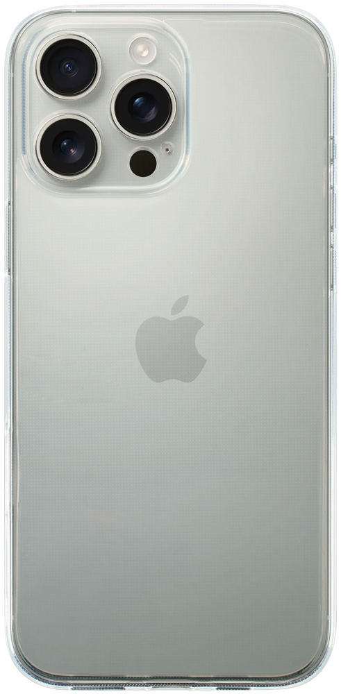 Apple iPhone 16 Pro Max szilikon tok közepesen ütésálló kameravédővel átlátszó