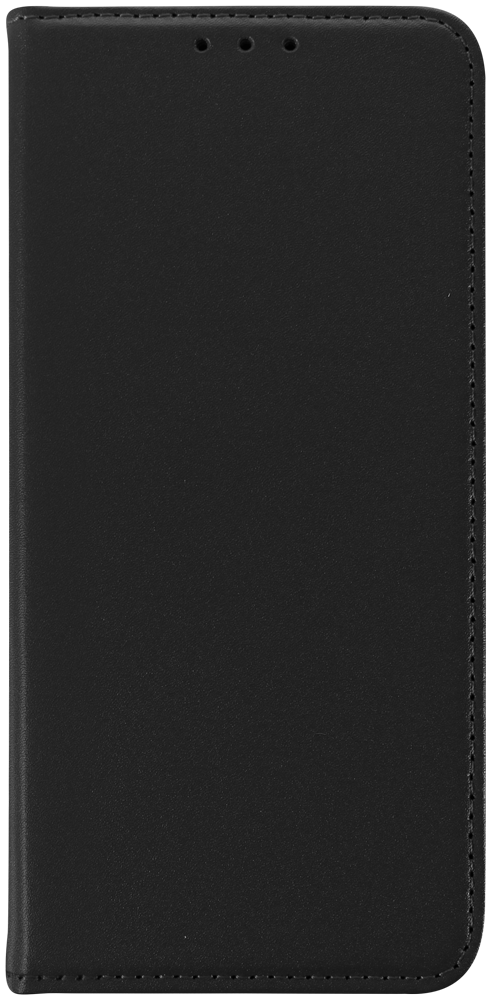 Apple iPhone 17 Pro Max oldalra nyíló flipes bőrtok valódi bőr fekete