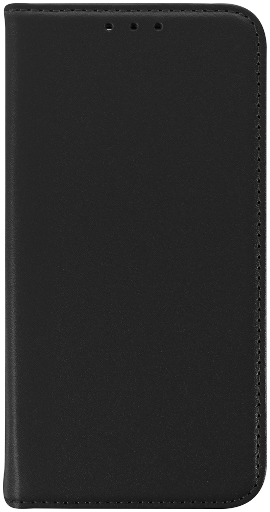 Apple iPhone 17 Pro oldalra nyíló flipes bőrtok valódi bőr fekete