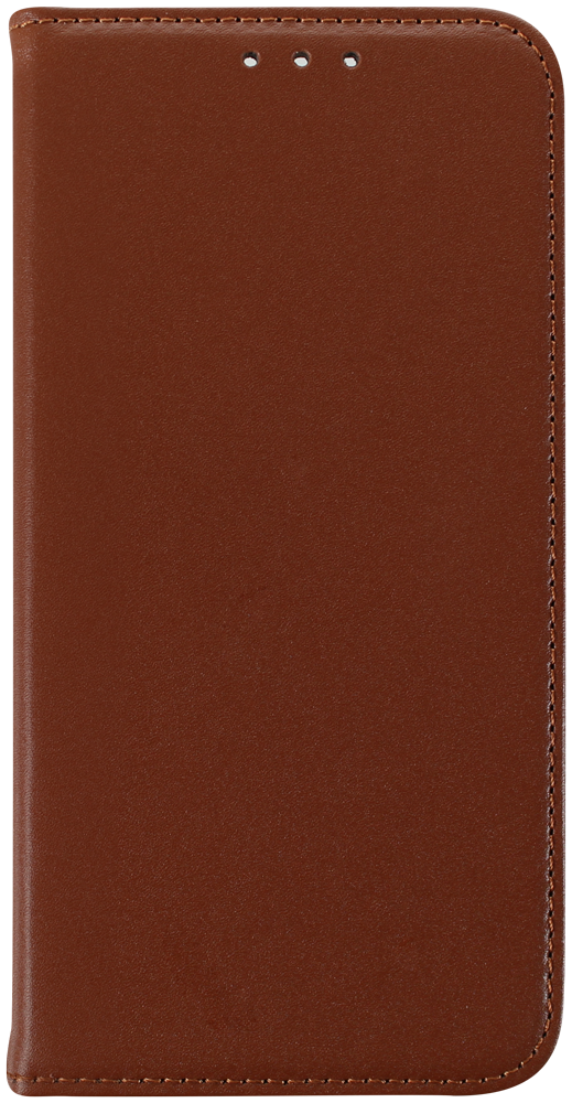 Apple iPhone 17 Air oldalra nyíló flipes bőrtok valódi bőr barna