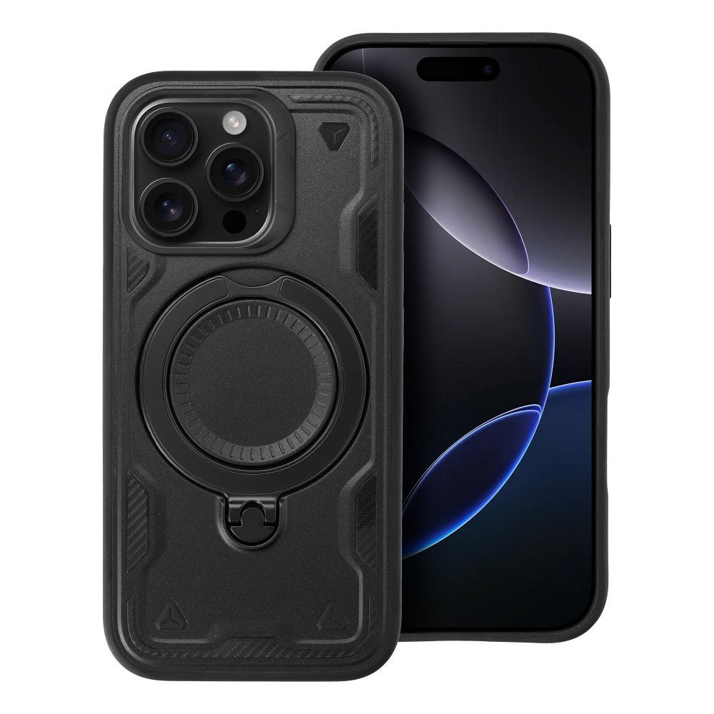 Apple iPhone 17 Pro Max ütésálló tok légpárnás sarkas, FROST ARMOR fekete