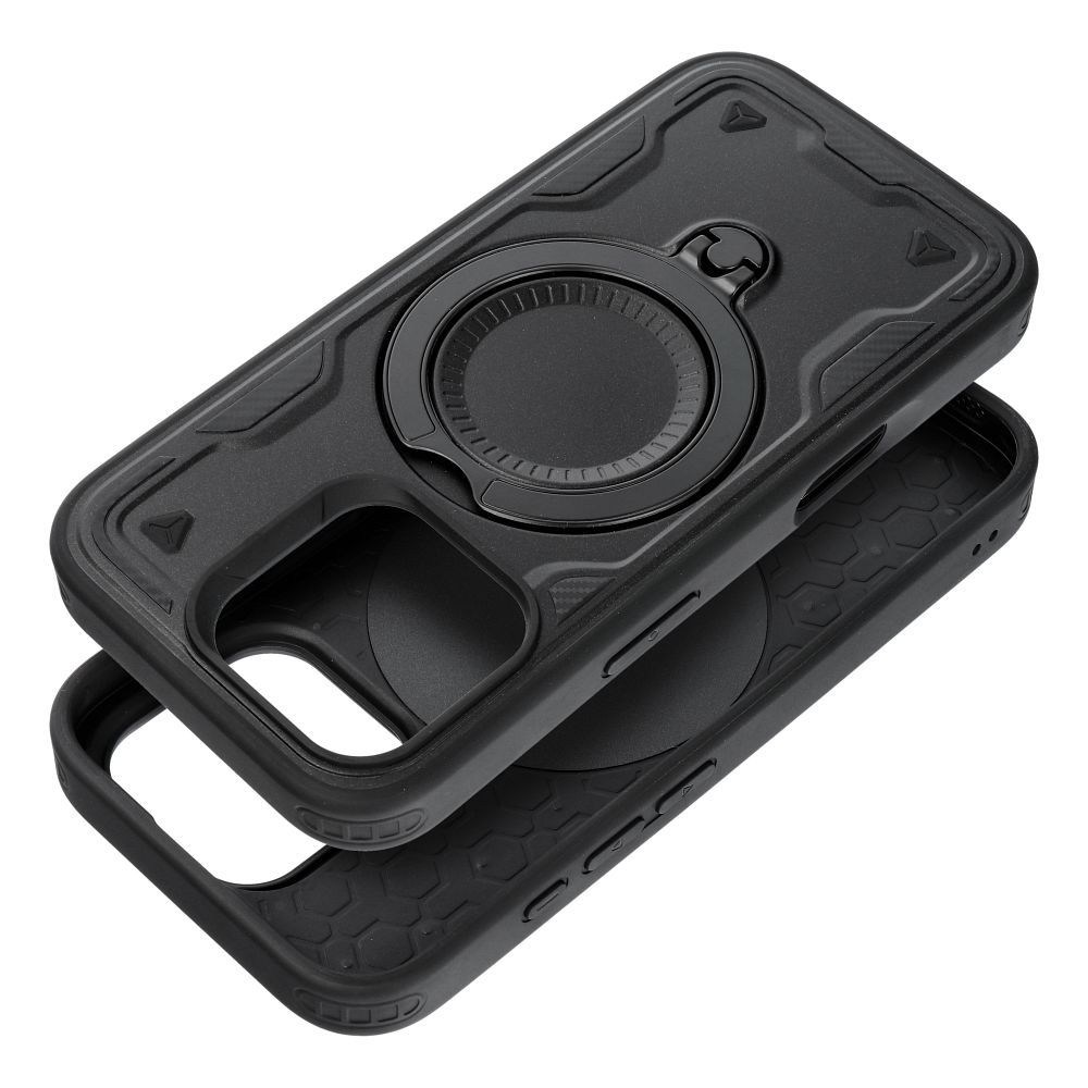 Apple iPhone 17 ütésálló tok légpárnás sarkas, FROST ARMOR fekete