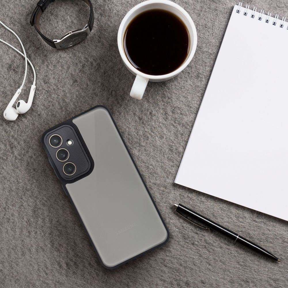 Samsung Galaxy S25  (SM-S931B) szilikon tok kemény hátlap VARIETE fekete