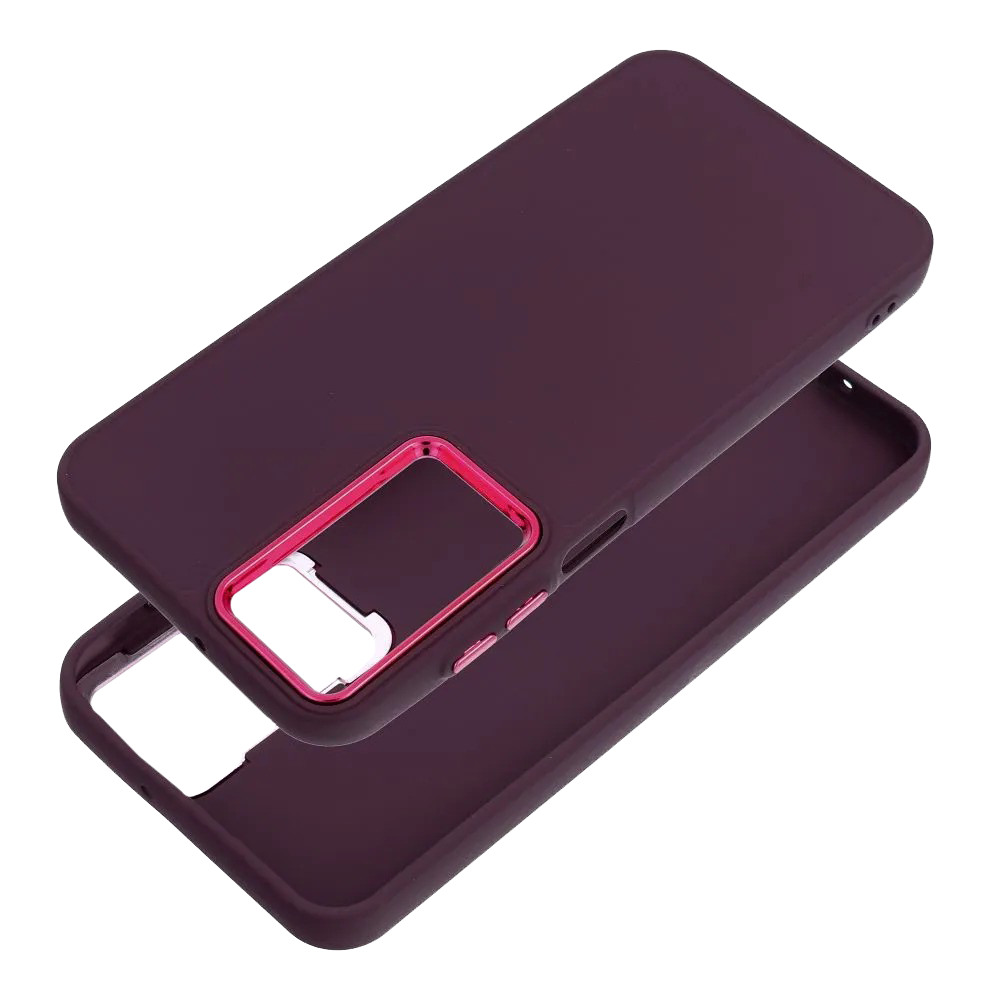 Samsung Galaxy S25 (SM-S931B) FRAME szilikon tok lila