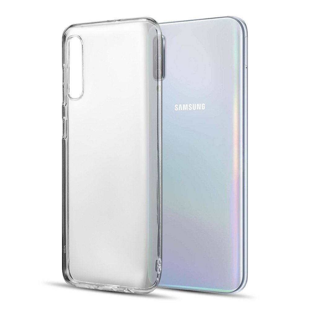 Samsung Galaxy A50 (SM-A505) szilikon tok közepesen ütésálló átlátszó