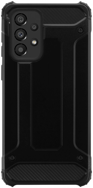 Samsung Galaxy A33 5G (SM-A336) ütésálló tok légpárnás sarkas, hibrid Forcell Armor fekete