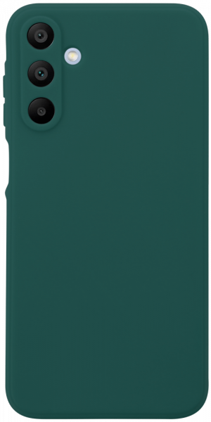 Samsung Galaxy A15 5G (SM-A156B) szilikon tok kameravédővel matt sötétzöld