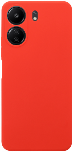 Xiaomi Redmi 13C szilikon tok kameravédővel matt piros