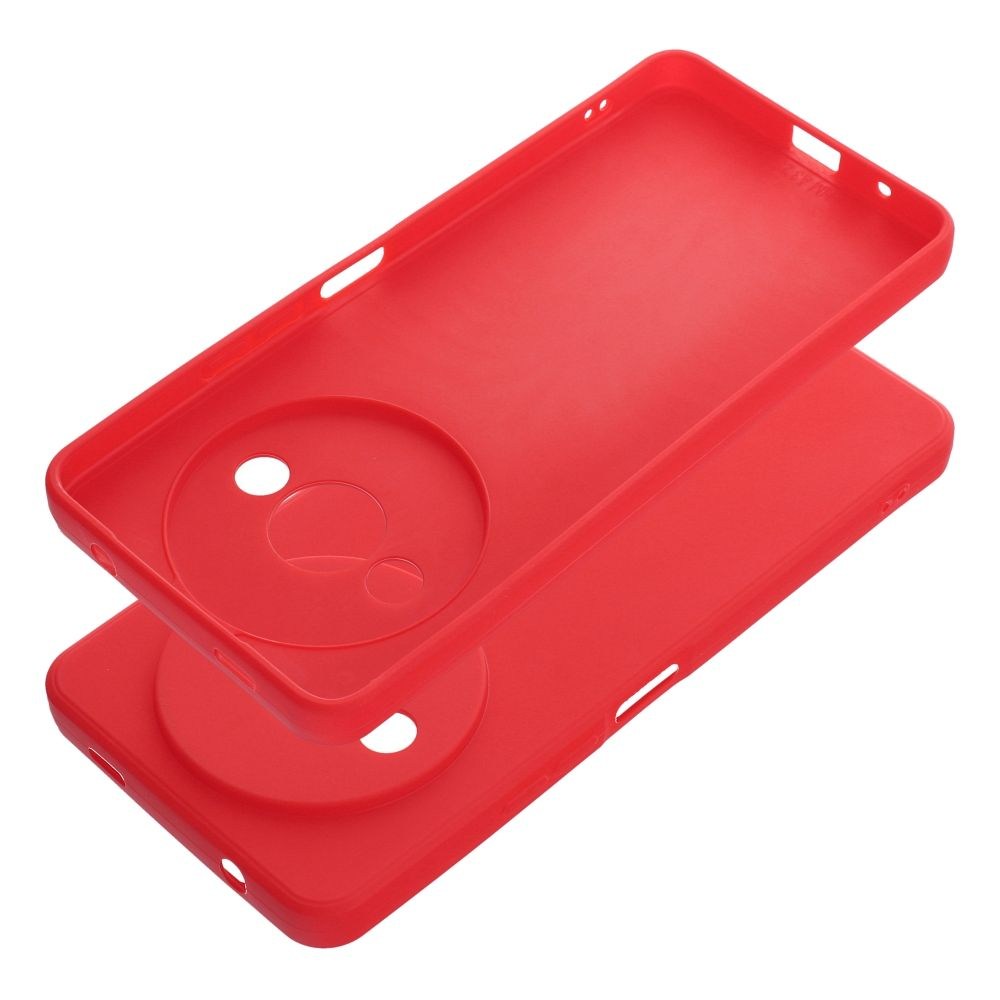 Xiaomi Redmi A3 szilikon tok kameravédővel matt piros