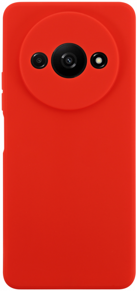 Xiaomi Redmi A3 szilikon tok kameravédővel matt piros