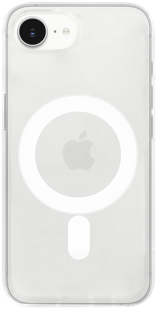 Apple iPhone 16e (SE 2025) szilikon tok gyári MagSafe átlátszó