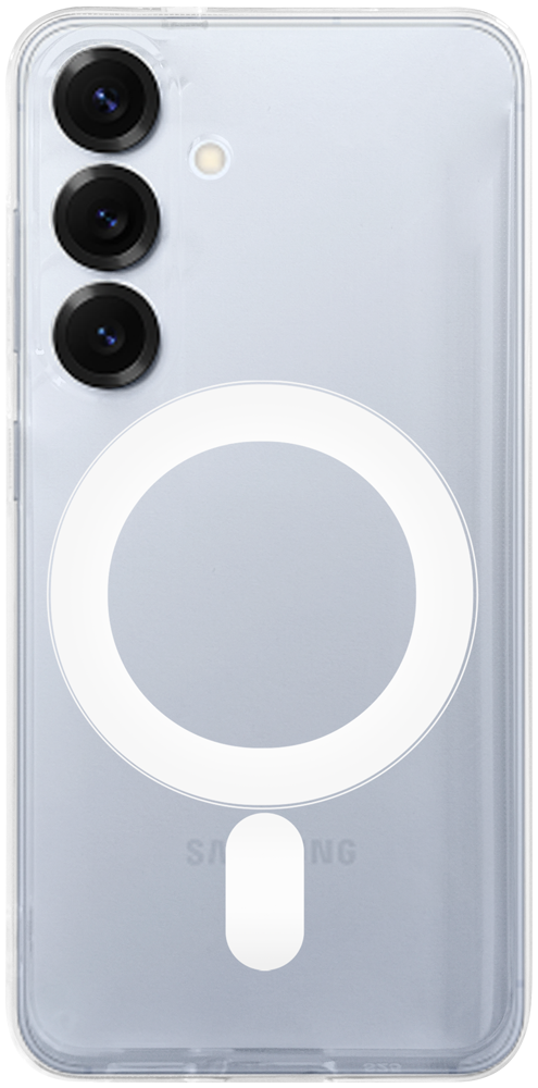 Samsung Galaxy S25 (SM-S931B) szilikon tok gyári MagSafe átlátszó