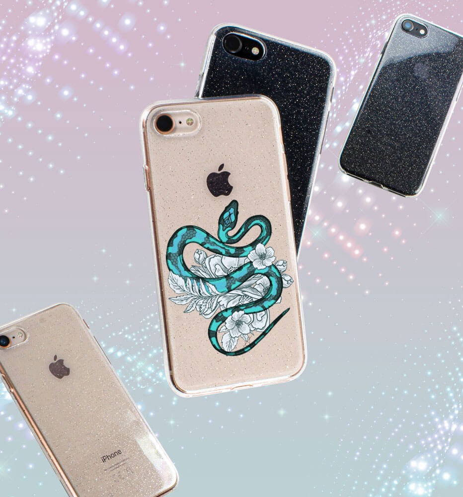 Apple iPhone 16e (SE 2025) szilikon tok csillogó átlátszó