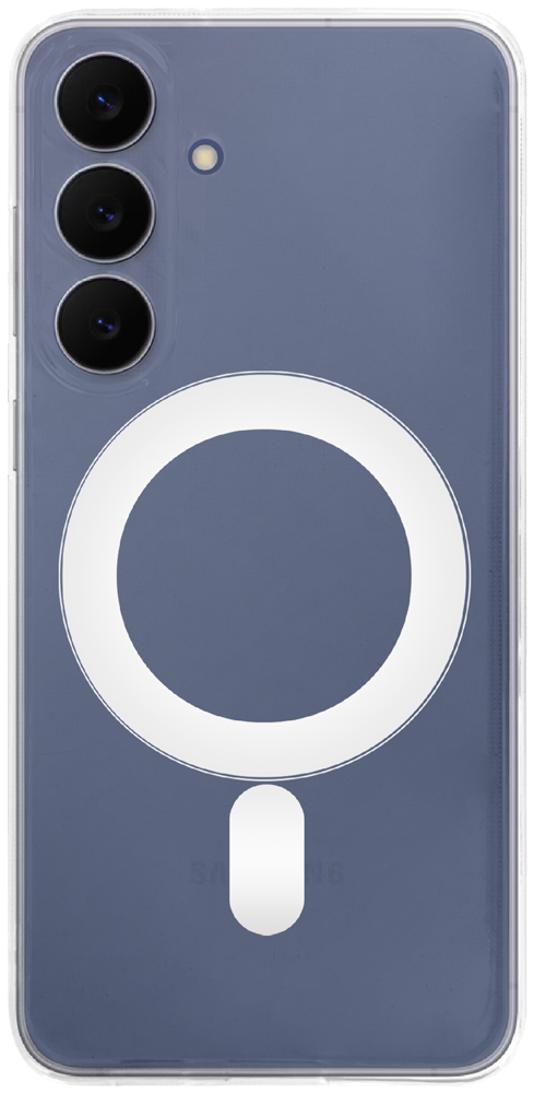 Samsung Galaxy S25 FE (SM-S731B) szilikon tok gyári MagSafe kameravédővel átlátszó