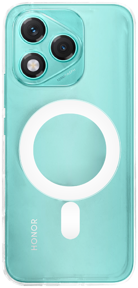 Honor 400 Lite szilikon tok gyári MagSafe kameravédővel átlátszó